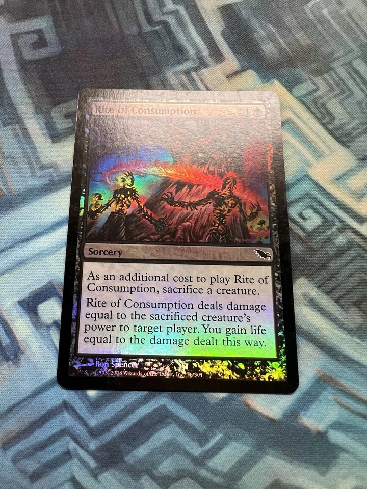 MTG Foil Rite of Consumption EX/LP Shadowmoor - Image 2 of 4