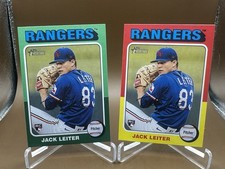 JACK LEITER 2024 Topps Heritage High Numbers RC #691 -GREEN Border/ Base - NM/MT