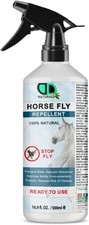 100% Natural Horse Fly Repellent Spray Deet - Free & Skin-Friendly, Prevents Bi