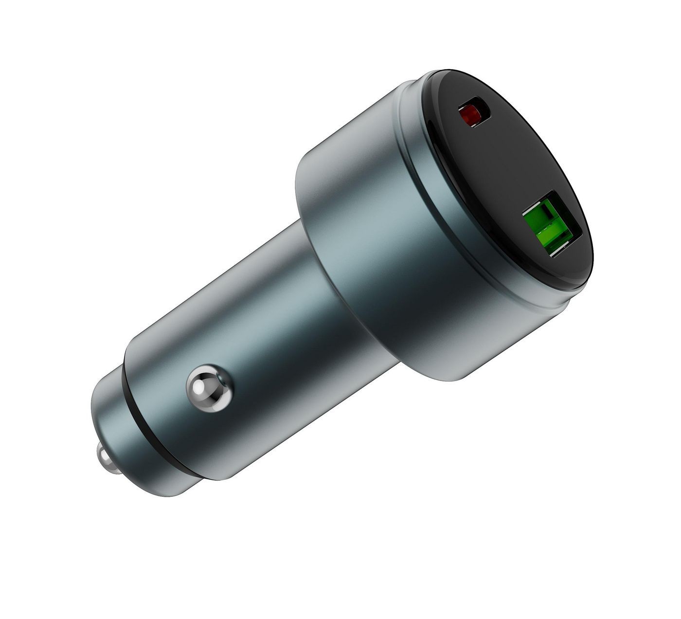 CoreParts - Bilstrømsadapter - 63 Watt - 5 A - Schnellladung, PD, QC 3.0 - 2 Ausgangsstikforbindelser (USB Typ A, 24 pin USB-C) - sort - Bild 2