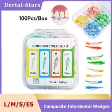 100Pcs Dental Tooth Gap Wedges 270  Sealing Composite Interdental Wedge Assorted