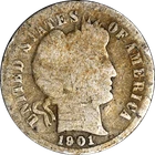 1901-S Barber Dime