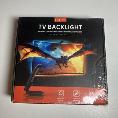 L01 Pro 14.8ft LED TV Backlight Strip Syncs with Screen for 55-65'' TV