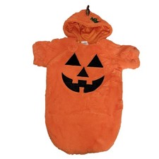Spirit Halloween Baby Pumpkin Hooded Bunting Costume