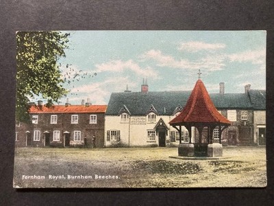 Farnham Royal, Burnham Beeches Buckinghamshire Vintage Postkarte U22