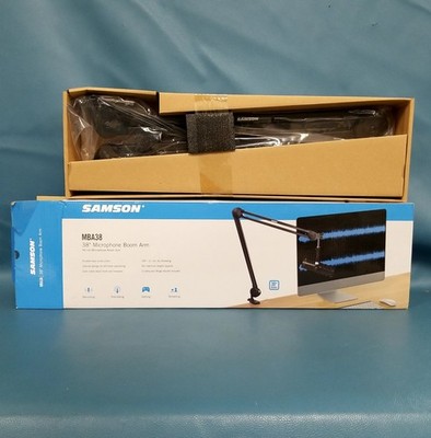 Open Box Microphone Boom Samson #MBA38 38'' Arm Stick Gaming