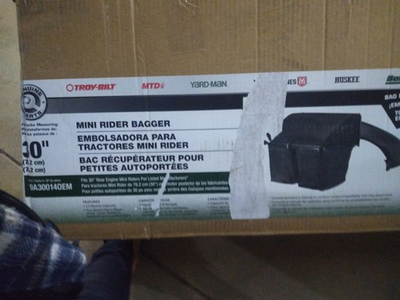 #ad MTD Double Bagger Mini Rider 30quot; Troy Bilt Cub Cadet Craftsman Rear Engine 19A $399.99