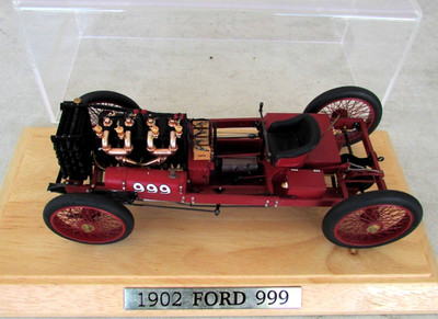 1902 Ford 999 Scale 1:18 Exoto Henry Ford's 2nd Race Car Display Case Free Ship
