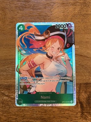 Nami OP14-031 SR The Azure Sea s Seven One Piece TCG English NM