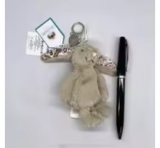 Amuseable Green Sour Pickle Plush Toy Cute Soft Collectible KeychainNWT