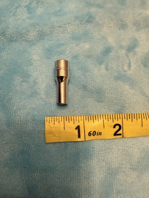 #ad Vintage Snap On USA S6139 1 4quot; Chrome Double D Carburetor Adjusting Socket $13.95