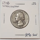 1948 Washington Quarter - 90% Silver - **Free Shipping**