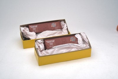 Accurail Heritage 40' DOUBLE DOOR BOXCAR TEXAS RGW HO SET of 2 **READ**
