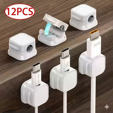 Magnetic Cable Clip Cable Holder Adhesive Wire Keeper Cord Cable Organizer for H