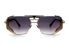 Cazal 050 001 Gold Black Limited Edition 50th Anniversary Sunglasses