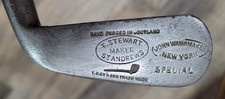 Antique Vintage Tom Stewart John Wanamaker New York Hickory Wood Shaft Golf Club
