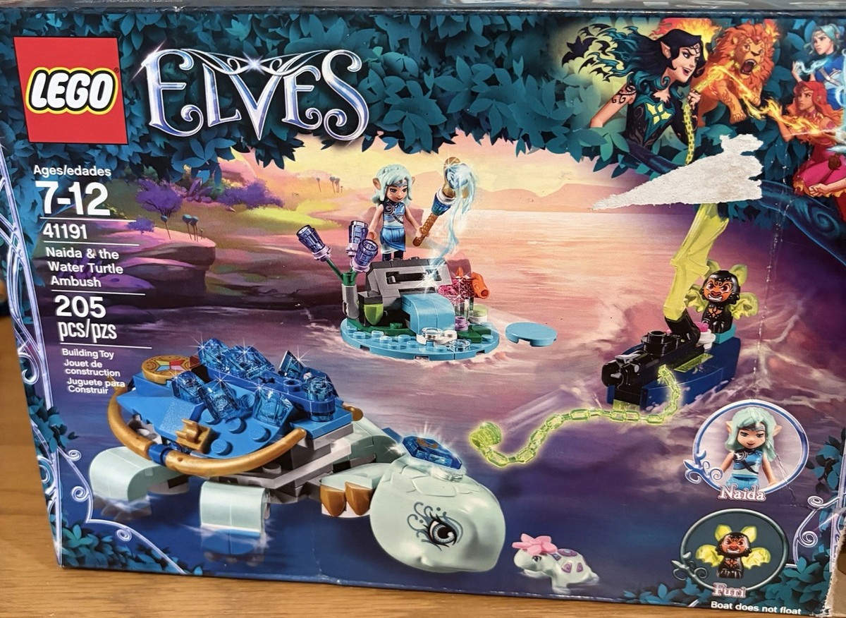 LEGO Elves Naida & the Water Turtle Ambush 41191 Set w