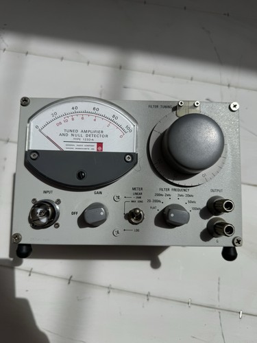 Gr General Radio Tuned Amplifier and Null Detector Type 1232-A