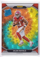 2025 Panini Instant JALEN ROYALS Rated Rookie HoloFlex Tie-Dye 8/25 - Chiefs