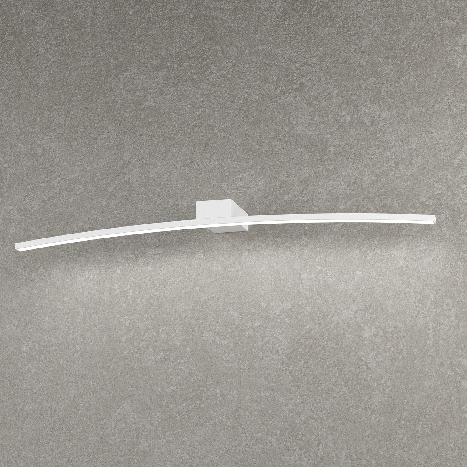 Lampada Parete Design Curvo Bianco 70cm | Applique LED 11,2W Calda