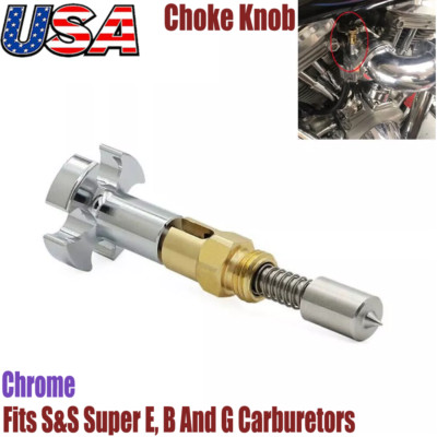 Carburetor Enricher Choke Adjustment Knob for S&S Shorty Super E G B Harley