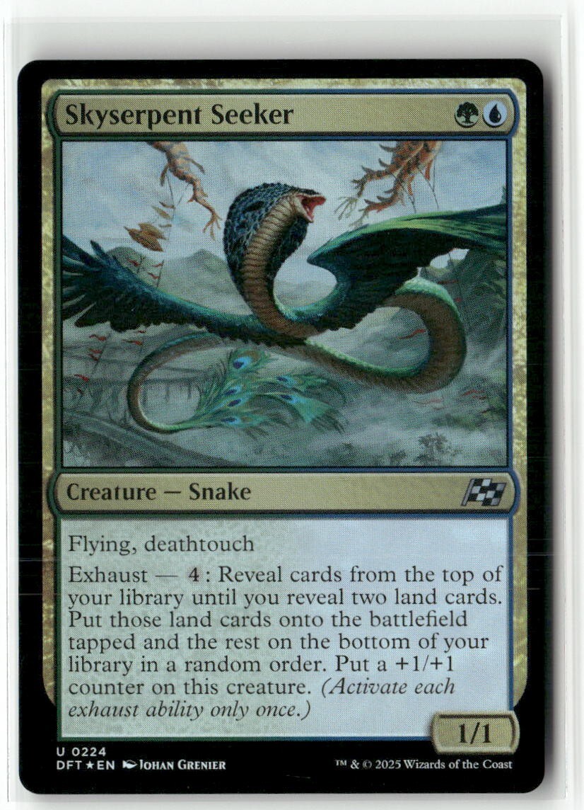 Skyserpent Seeker FOIL Aetherdrift MTG NM | eBay