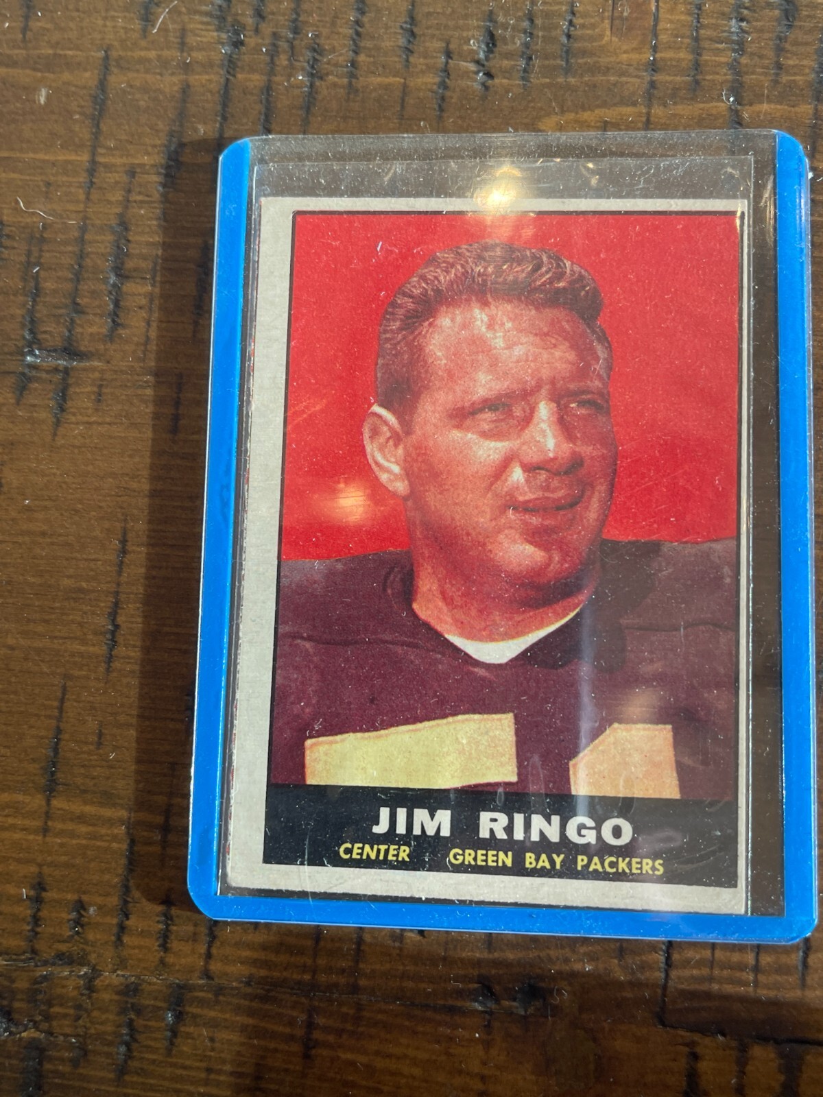 Ringo Signs 1961 Topps #44 Jim Ringo Green Bay Packers | eBay