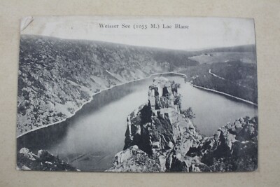 Photo RIR 23 Bavaria White Lake Lac Blanc Field Post to Nuremberg 1915