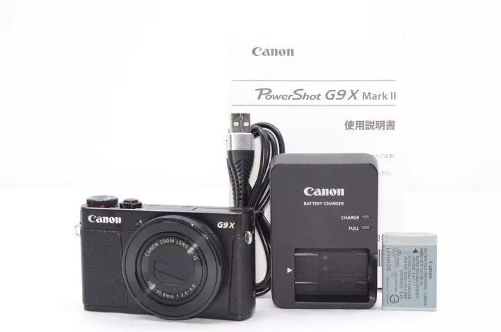 Canon PowerShot G9 X Mark II Black 20.1MP PSG9XMARKIIBK 23040002