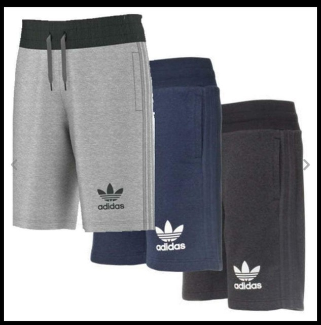 adidas 3 stripe mens shorts