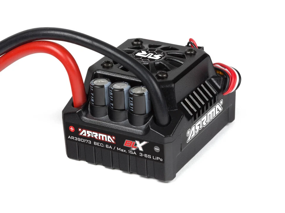 ARRMA AR390173 BLX200 1/8 Monster Truck 6S 150A Brushless Waterproof ESC Nero - Image 2 of 2
