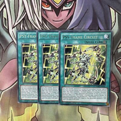 HSRD-DE036 x3 PSY-Drame Circuit Rare Top Zustand Yugioh 