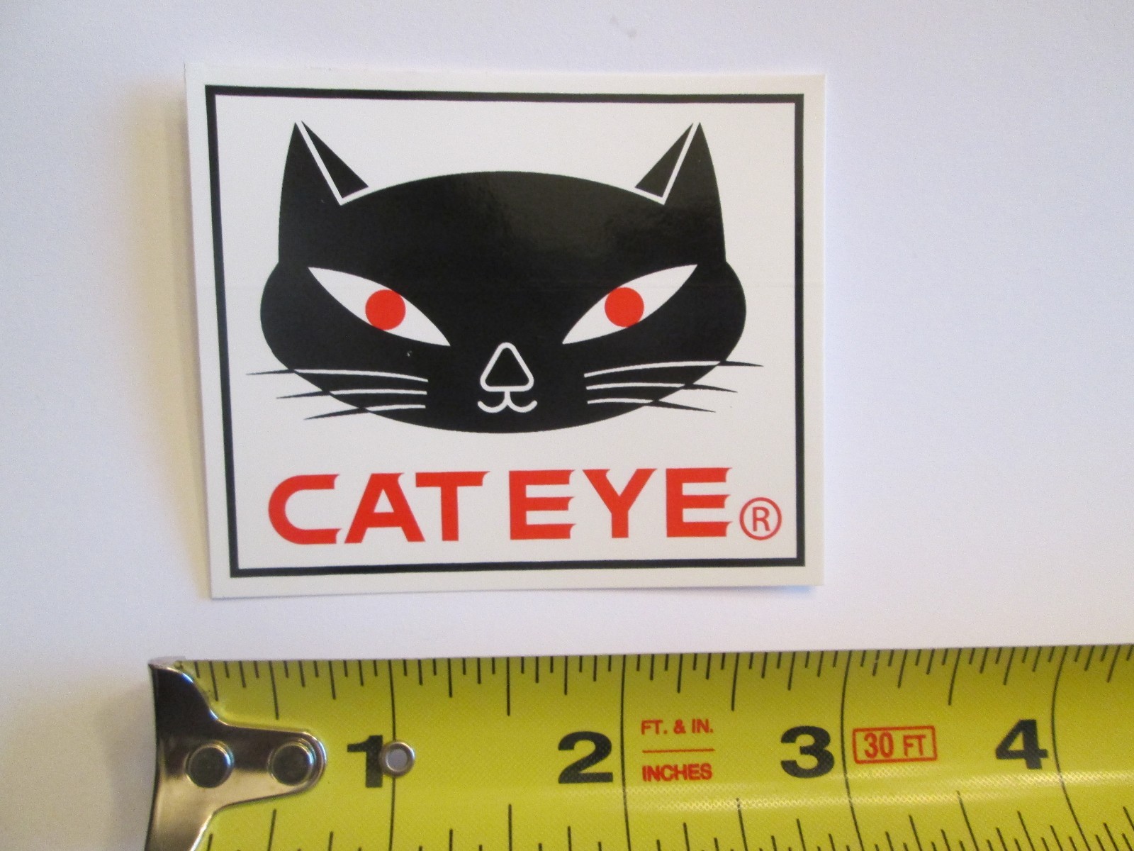 ONE - 3" CATEYE Lights & Comp Car Bike Mountain Bicycle Ride STICKER
