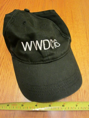 Apple logo WWDC 16 BASEBALL CAP Hat 