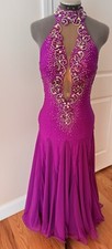 Ballroom, Smooth, made with Swarovski Crystal and Chrisanne Fabric, Size Small