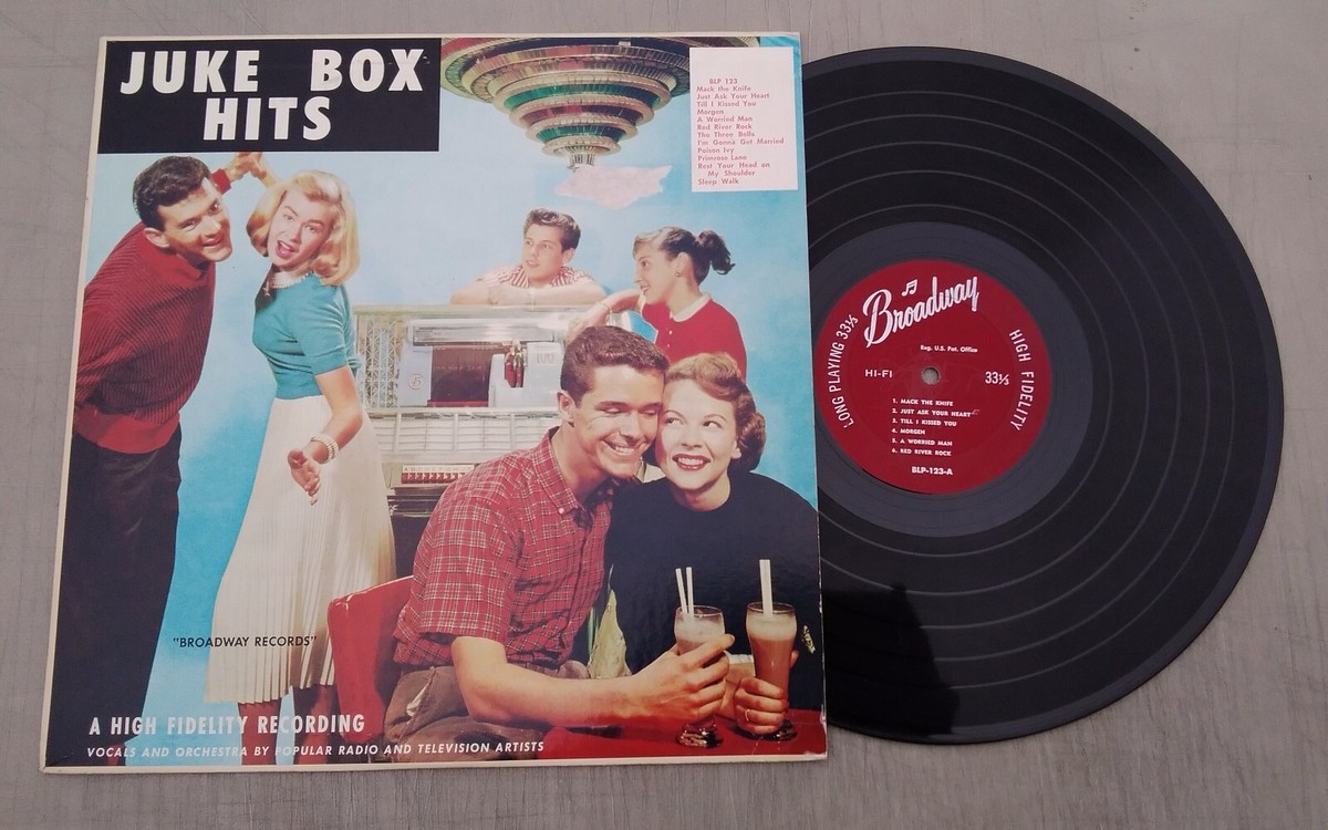 Juke Box Hits 33rpm LP Vinyl 12-inch Broadway Records #BLP-123 No