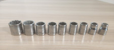 Craftsman Tools 9 Piece Metric Socket Set Incomplete 12 Point 38 Drive Usa Craftsman Tools 9 Piece Metric Socket Set Incomplete 12 Point 38 Drive Usa