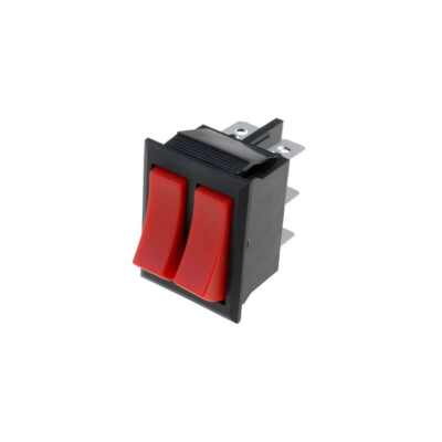 R13-90P-CC-01-BRR ROCKER SPDT x2 Pos: 2 ON-ON + ON-ON 10A/250VAC rot Fehlen SCI