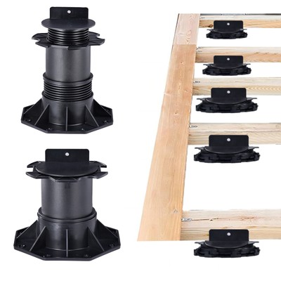 12Pack Adjustable Deck Support Pedestal Deck Foundation Base Support For Floa...