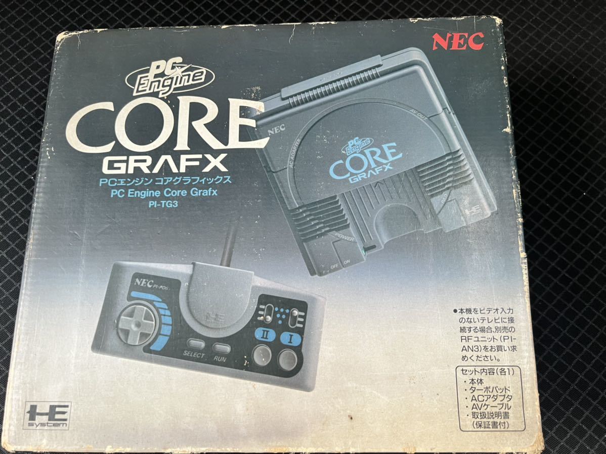 NEC PCエンジン 本体 コアグラフィックス PI-TG3 コントローラー付き PCエンジン CORE GRAFX 本体 コントローラー付き - メルカリ