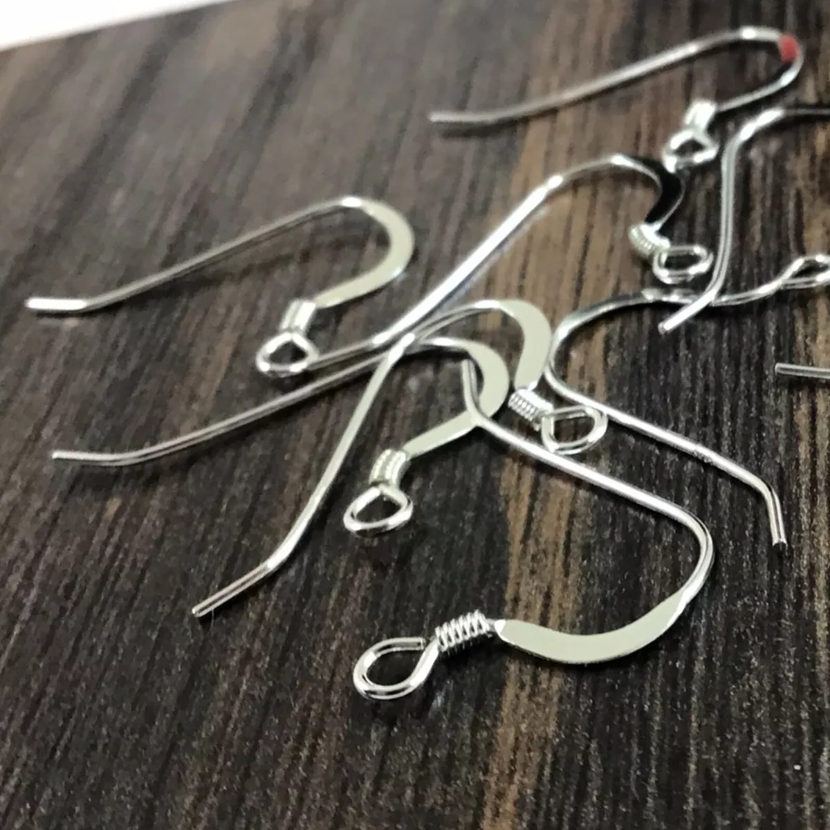 Earring shop hooks silver
