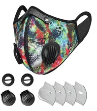 Breathable Dust Reusable Cover with Filter and Valve,4 Replaceable Filter