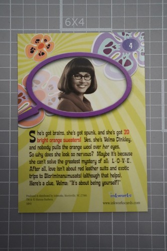 Linda Cardellini as Velma Dinkley Scooby Doo 2 Movie Card #4 from Inkworks 2004 - Picture 5 of 10