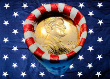 2025 D Lincoln Shield Penny Roll BU ~1 Sealed Roll ~ Custom American Flag Box 🦅