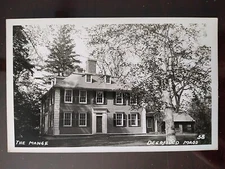 RPPC - The Manse, Deerfield, MA - 1950s, Rough Edges