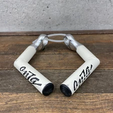 Vintage Onza CWA Bar Ends White 22.2 mm Climbing Bars  Mountain 1990s L Bend