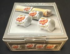 Napkin Rings Toscany Collection Ceramic Round Japan Table Deco Fine China