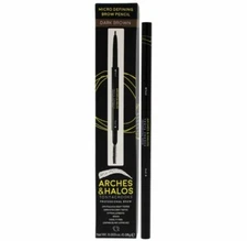 Micro Defining Brow Pencil -Dark Brown by Arches and Halos Women 0.003oz Eyebrow