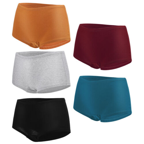 5pcs Women Briefs Cotton Underwear Ladies Briefs Panties Full Coverage Panties