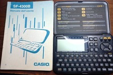 Casio Digital Diary SF-4300B 32K Nero vintage con libretto Funzionante
